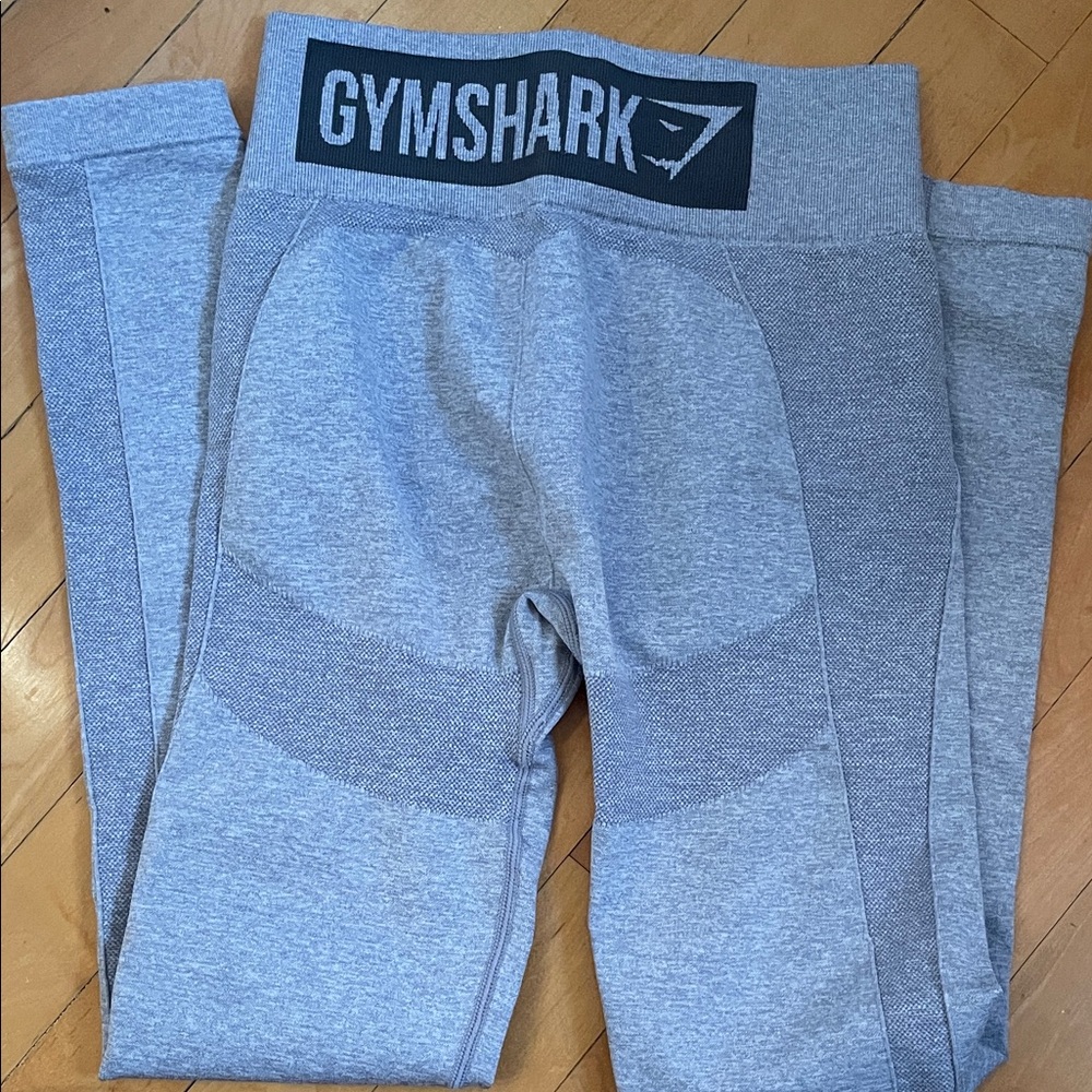 Gymshark Light Gray Leggings size small high waist